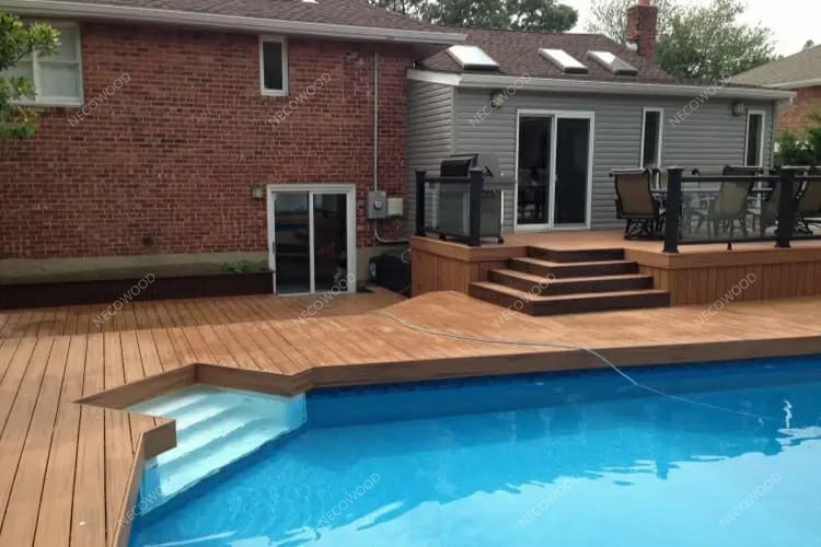 Necowood släpper 2025 guide till WPC-däck för pooler