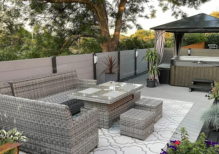 Necowood lanserar WPC-stängselpaneler för snygga och långvariga utomhusutrymmen